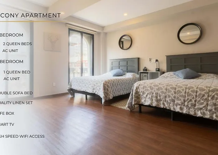 Holiday home 306 Zocalo Cathedral 2bdrm 2bath Ac Rooftop Mexico City